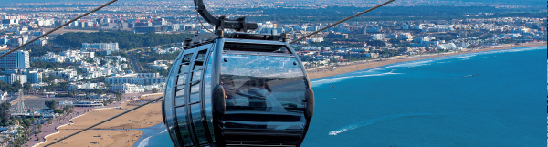 Intégration paysagère du téléphérique